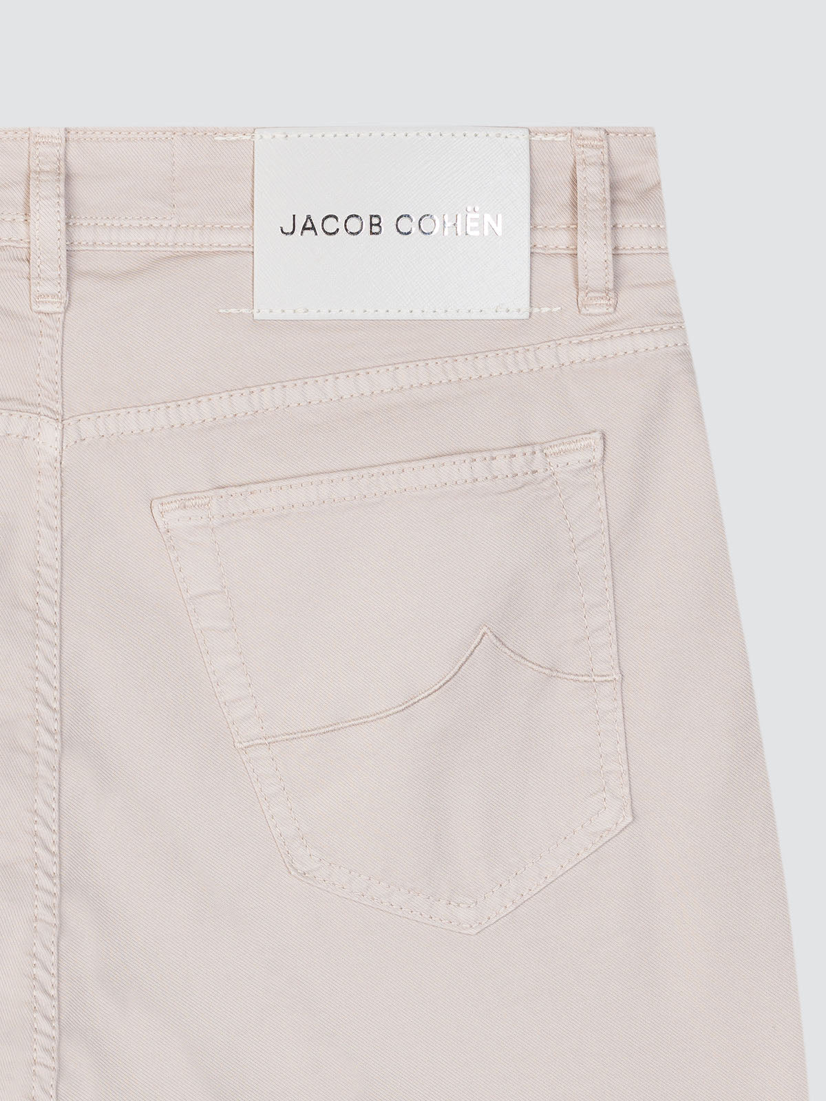 Bard broek katoen en lyocell stone greige