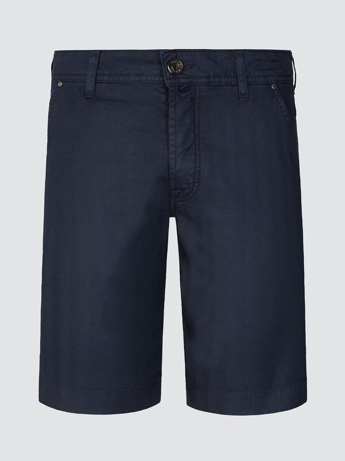 Lou bermudashorts marineblauwe katoen linnen