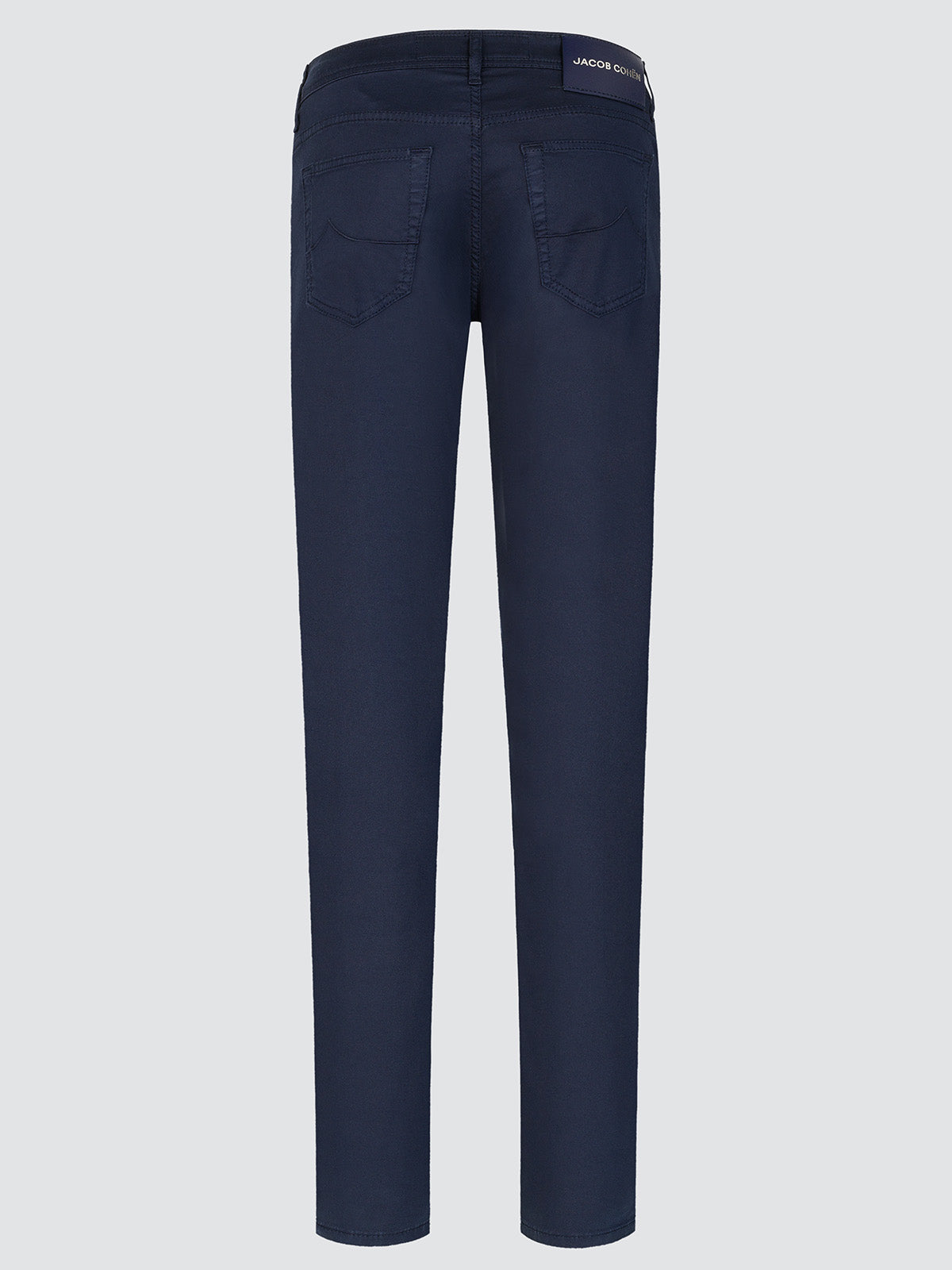 Bard broek in katoen lyocell marineblauw
