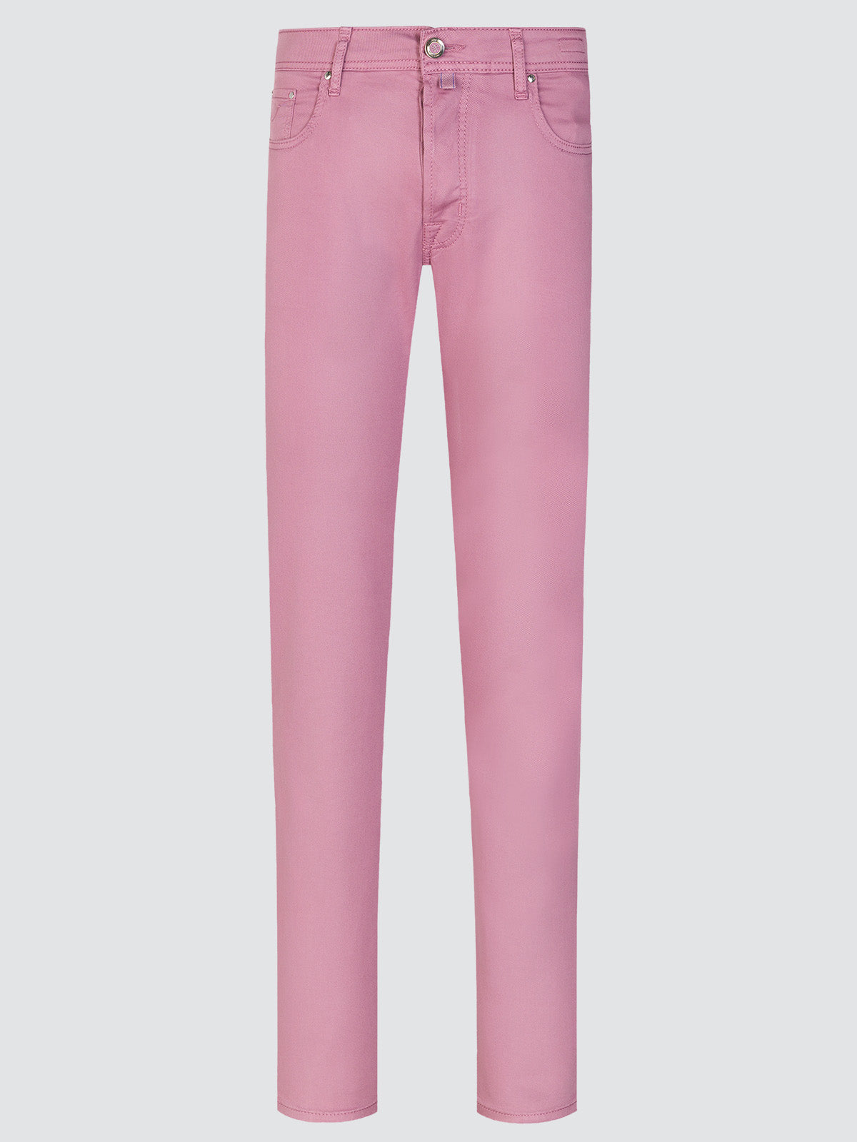 PANTALON BARD COTON LYOCELL FRAMBOISE