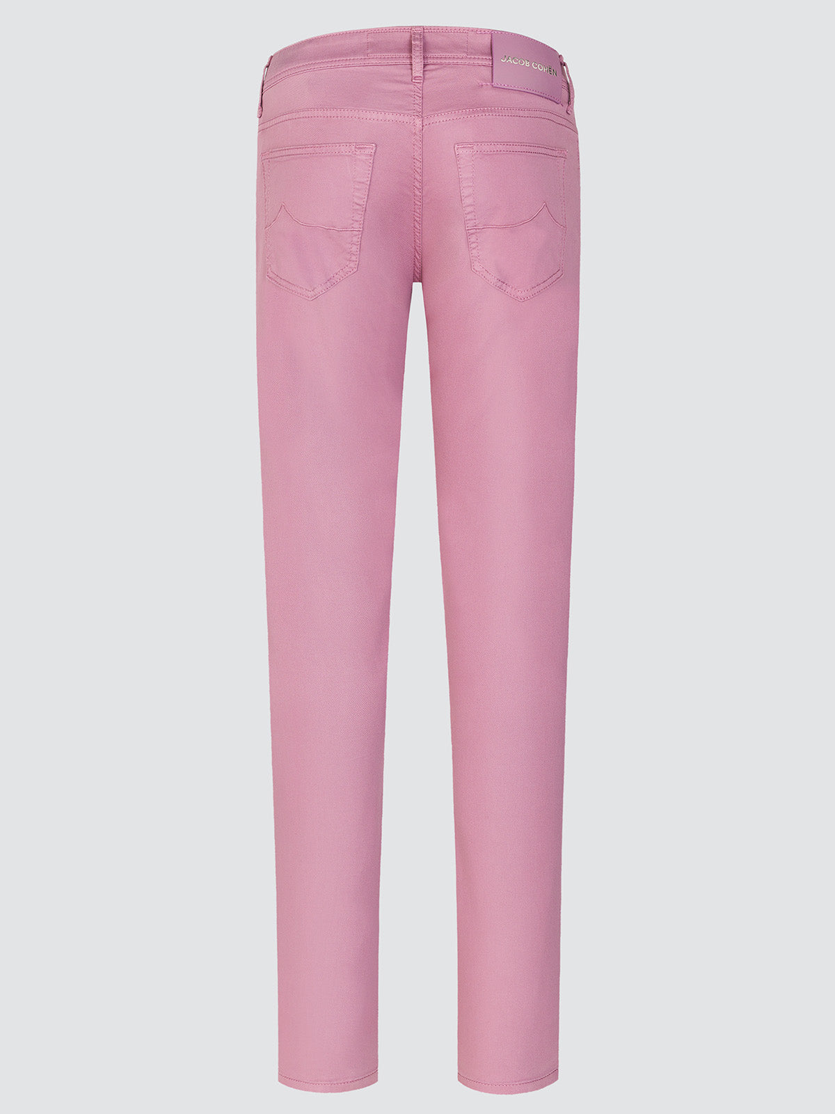 PANTALON BARD COTON LYOCELL FRAMBOISE