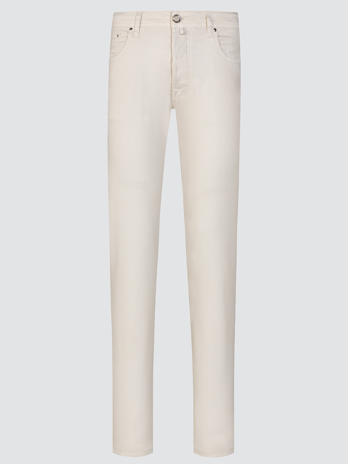 Bard broek in katoen lyocell off white