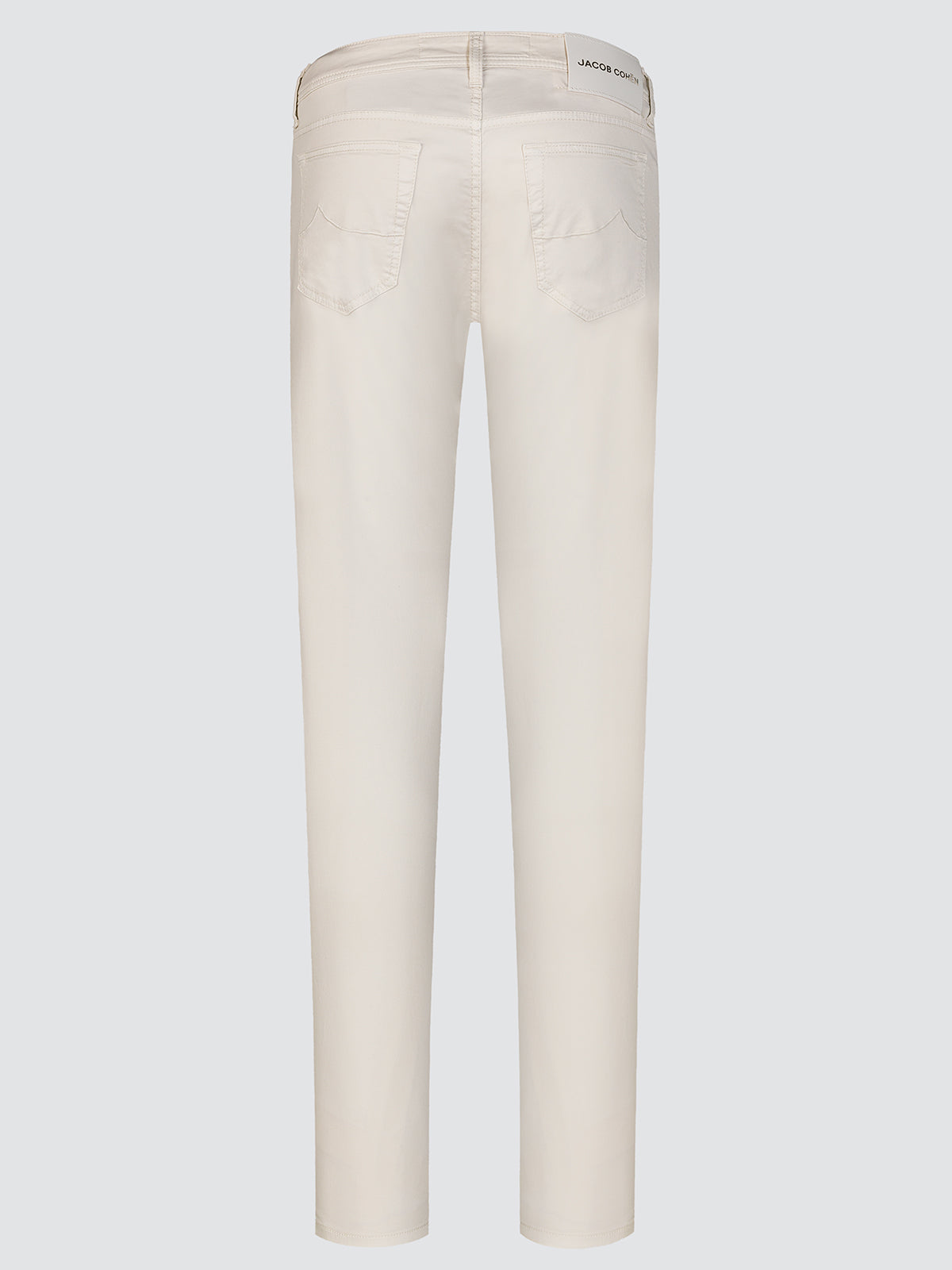 Bard broek in katoen lyocell off white