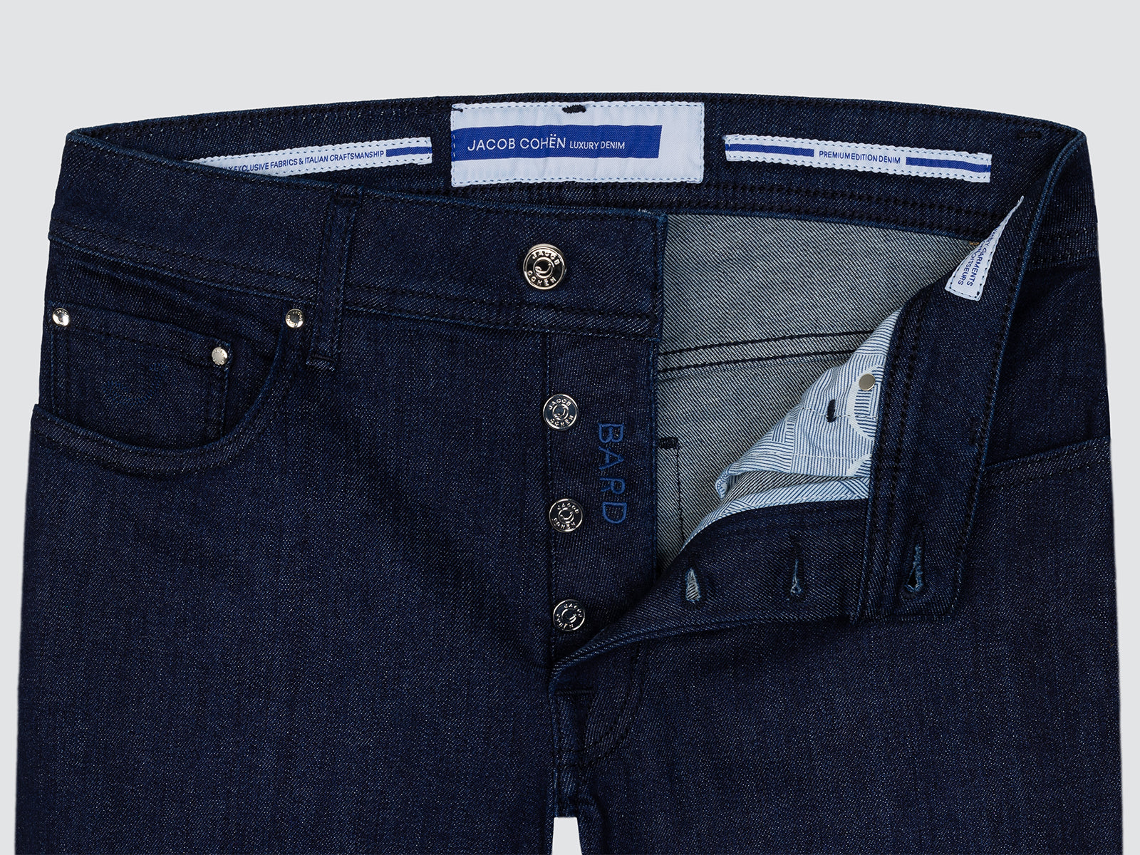 Bard denim índigo intenso elastico