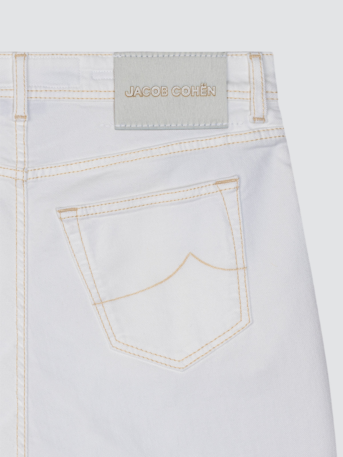 Jeans Bard denim blanc Jacob Cohen