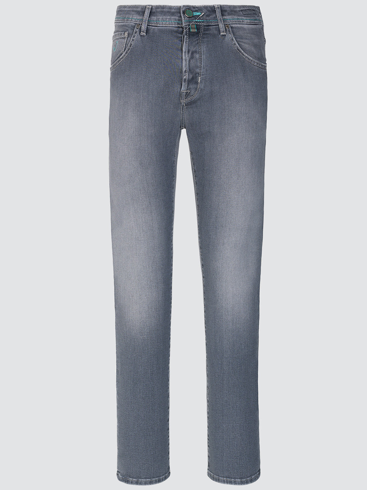 Scott Slim Carrot aus hellgrauem Super-Stretch-Denim Jacob Cohen