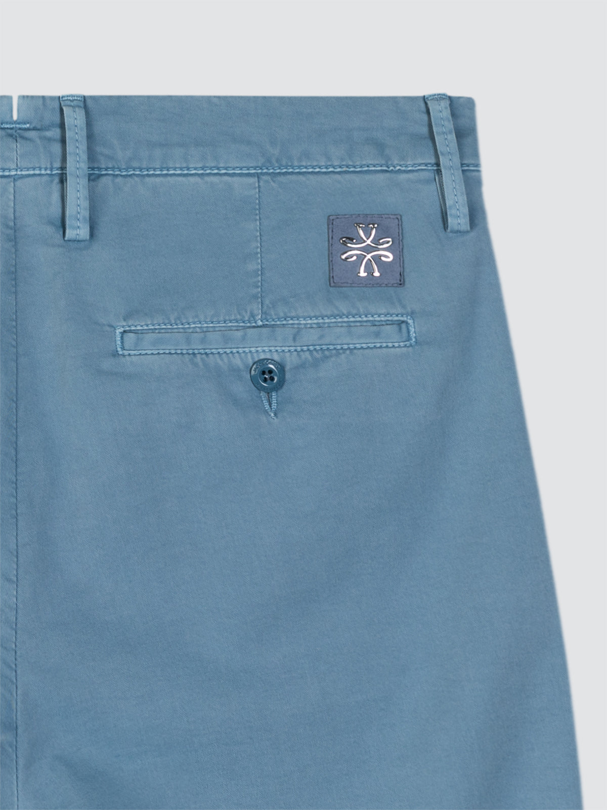 Back view pants bobby Jacob Cohen bleu ciel