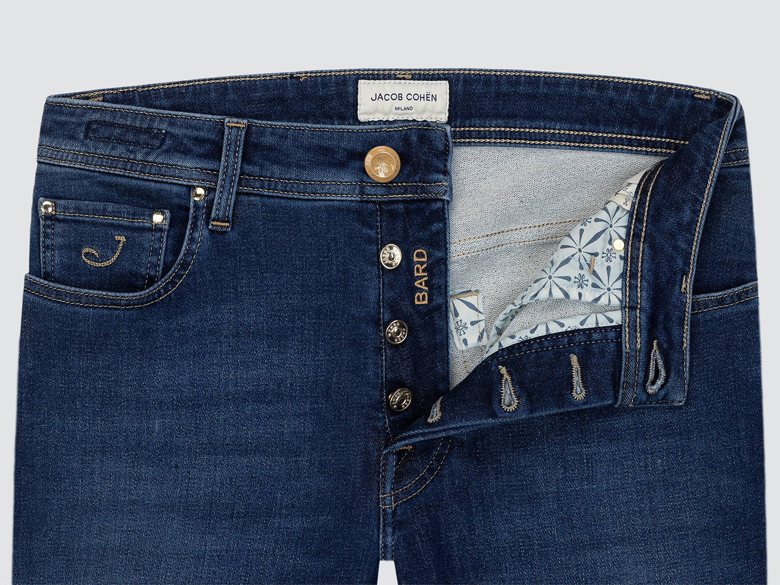 Bard Regular-Slim Jeans mid Blue Power Stretch