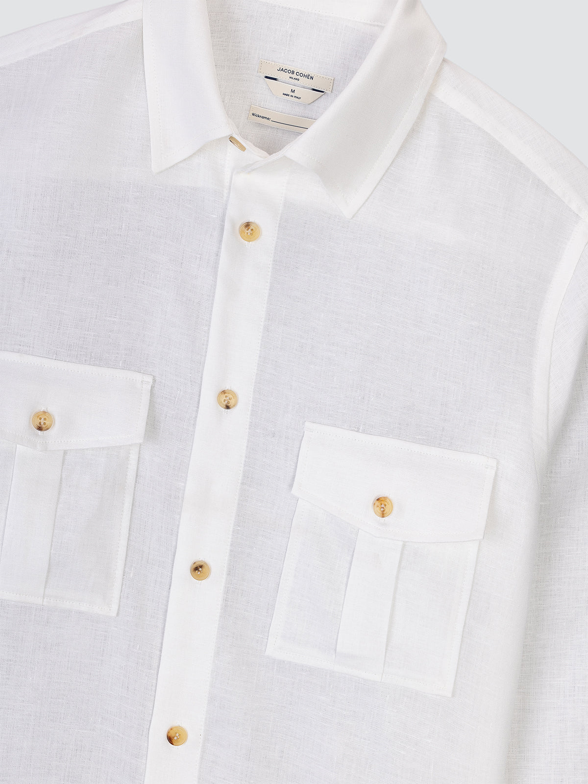 Western shirt Regular Fit in white Linen
