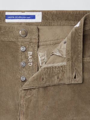 PANTALON BARD EN VELOURS CÔTELÉ MARRON CLAIR