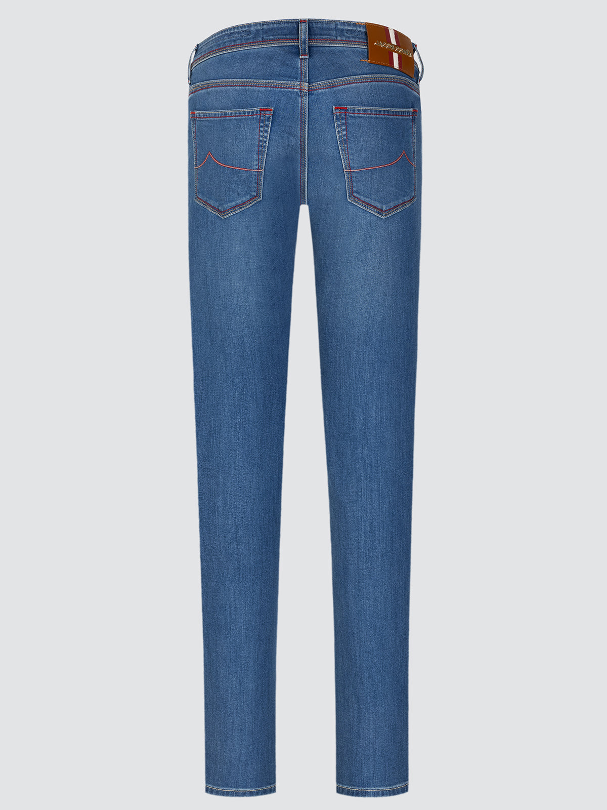 Nick Jeans Slim 5 Pocket in hellblauem Comfort Denim