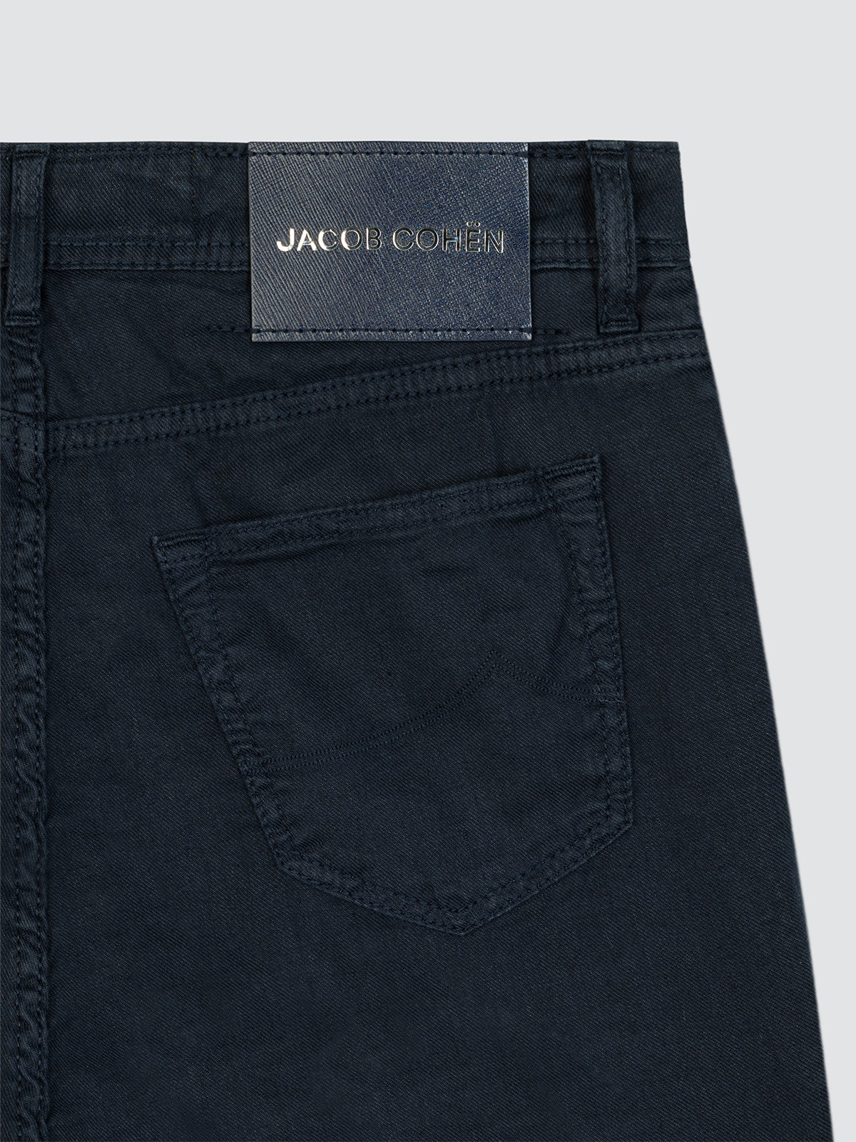 Bard Jacob Cohën pants in Navy blue cotton ad linen by Jacob Cohën