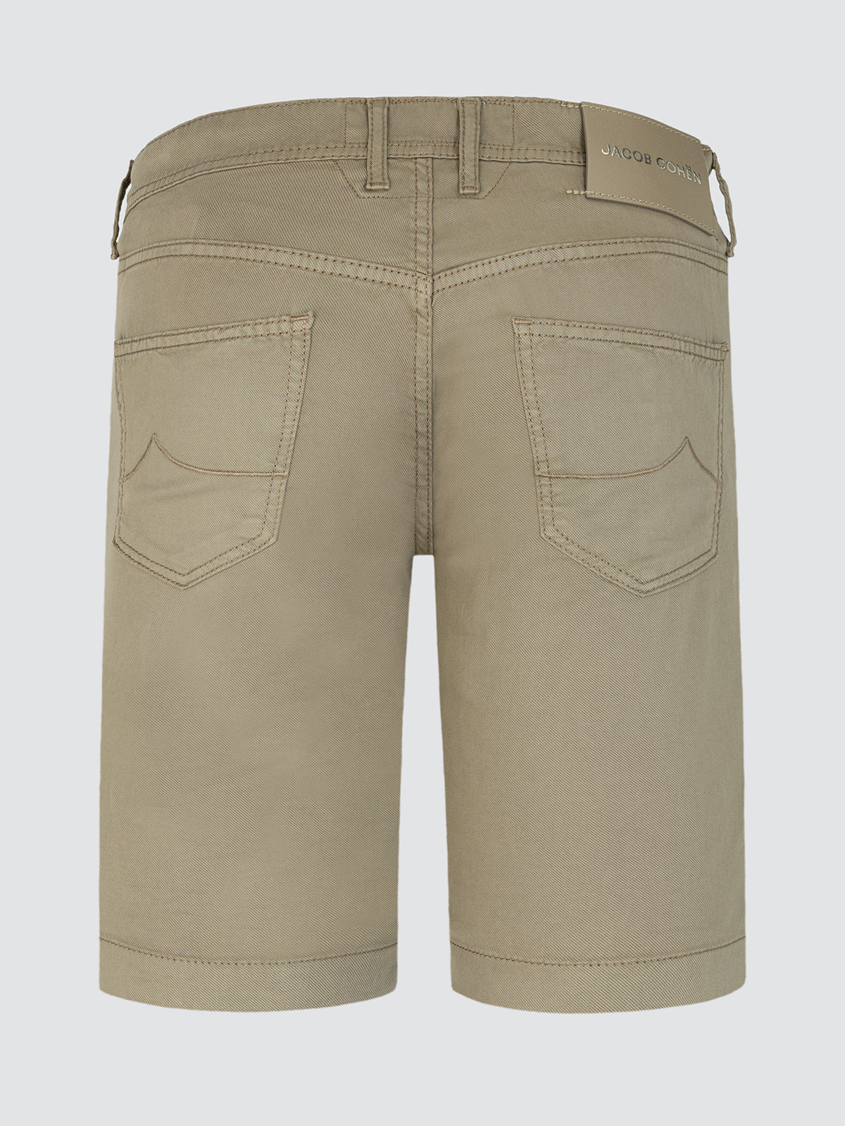 Nicolas Bermuda Olifantbruine Katoen en Lyocell Twill Jacob Cohen