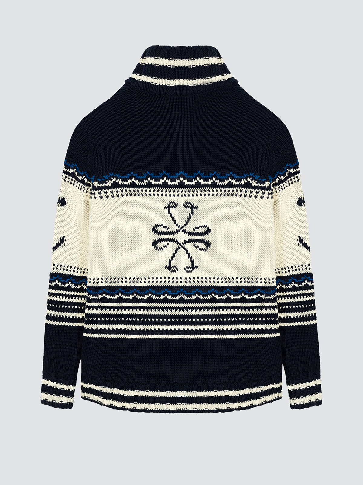 Navy blue button-down sweater by Jacob Cohen, Resort capsule