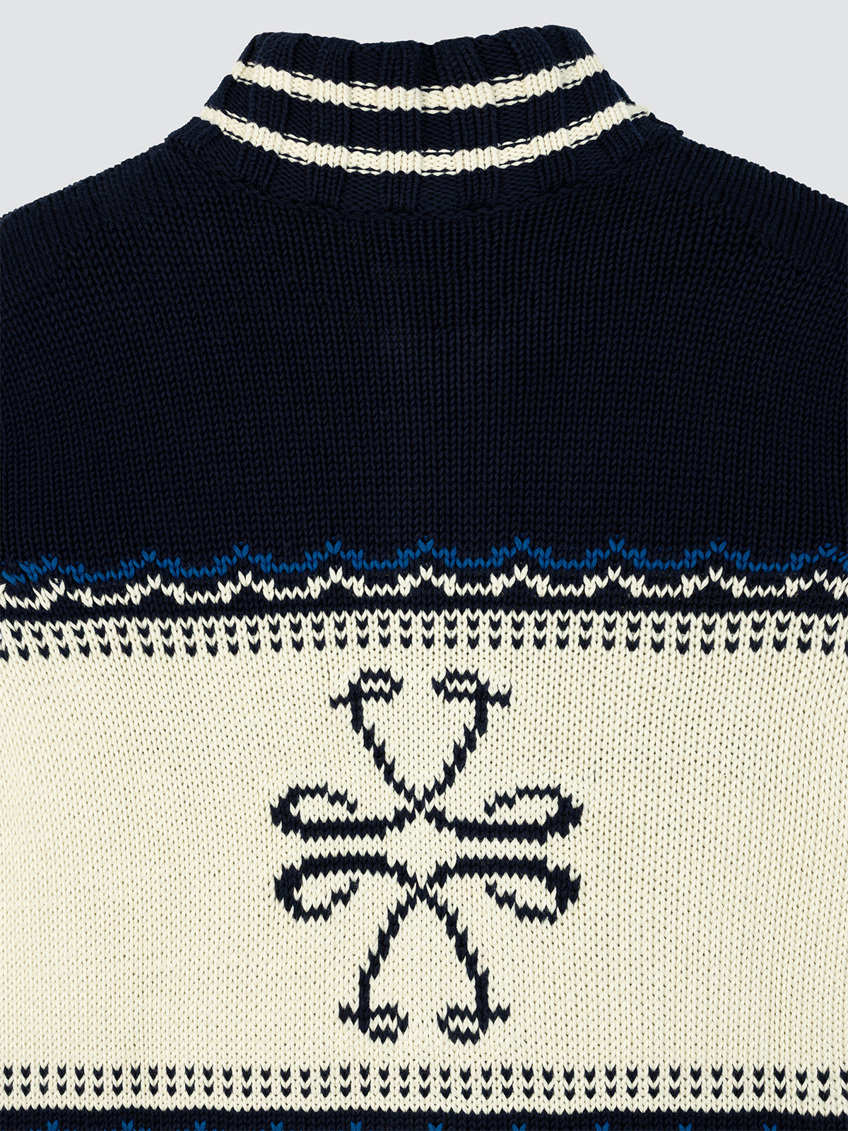 Navy blue button-down sweater by Jacob Cohen, Resort capsule