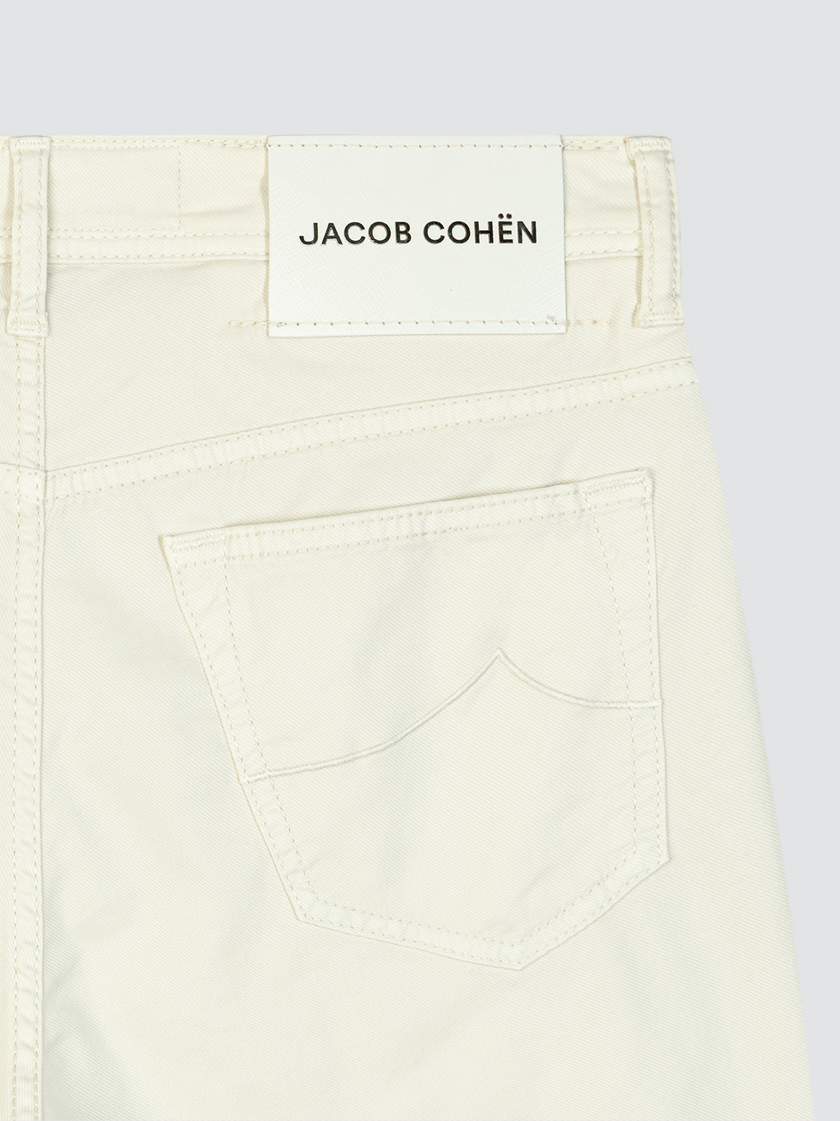 Lou bermuda off white katoen lyocell Stretch