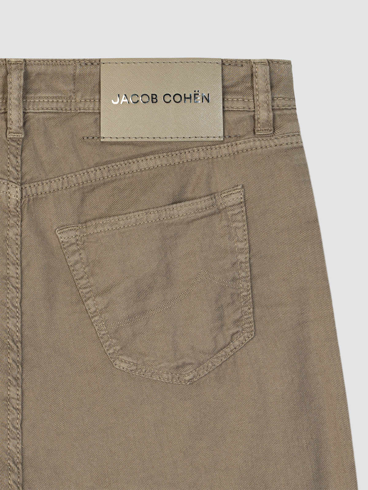 Bard Jacob Cohën pantaloon marron elephant en lin et coton
