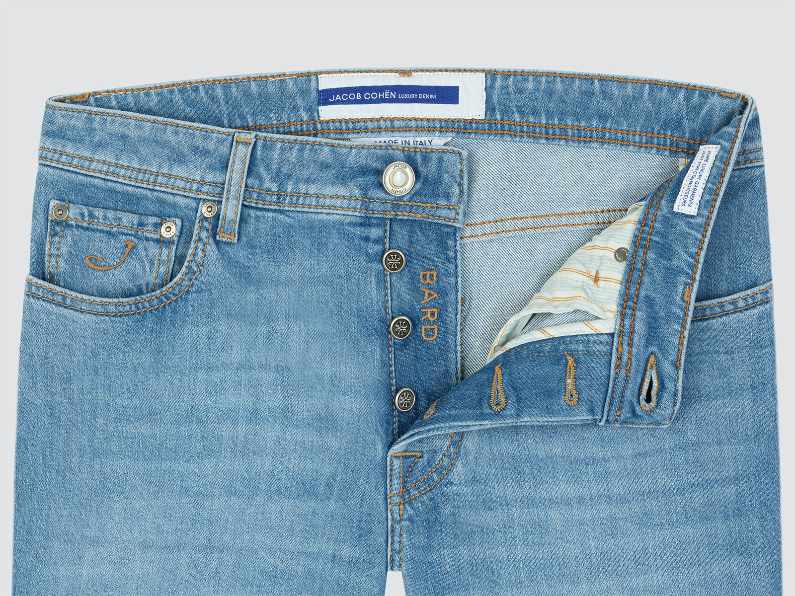 Bard Hellblaue Jeans Comfort Denim