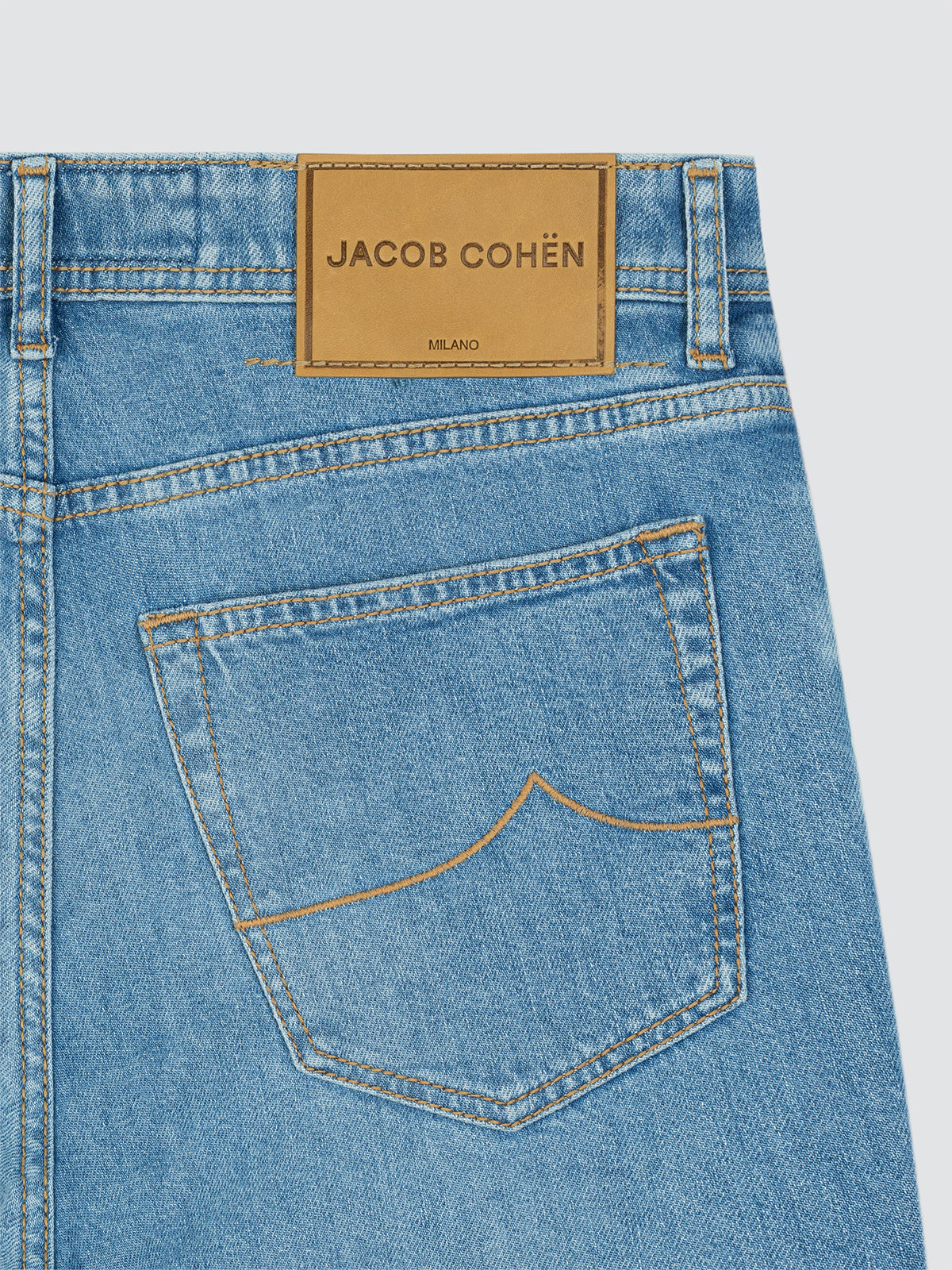 Light blue Japanese denim Jacob Cohen model bard