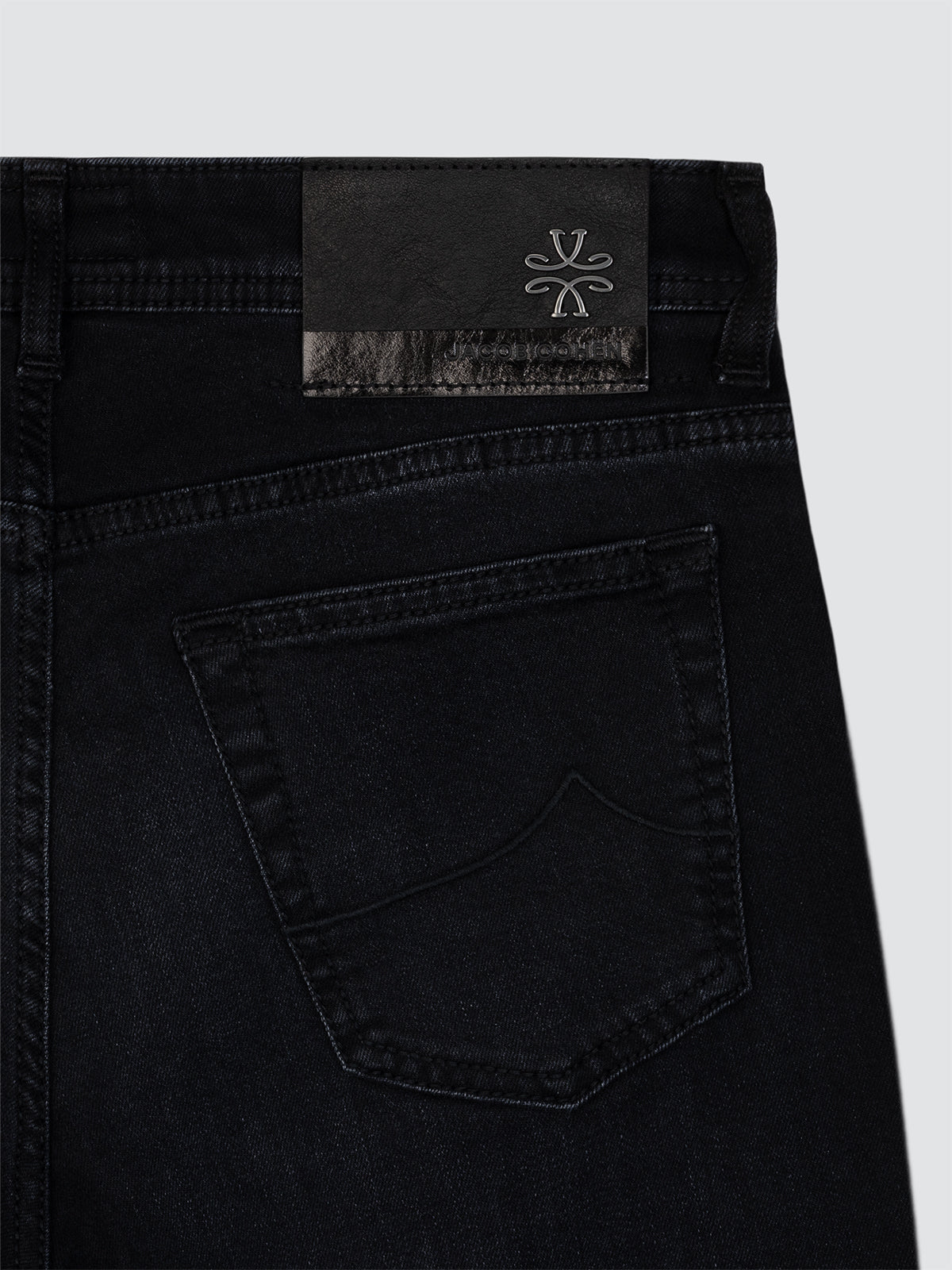 Black jeans Jacob Cohen Nick slim back view