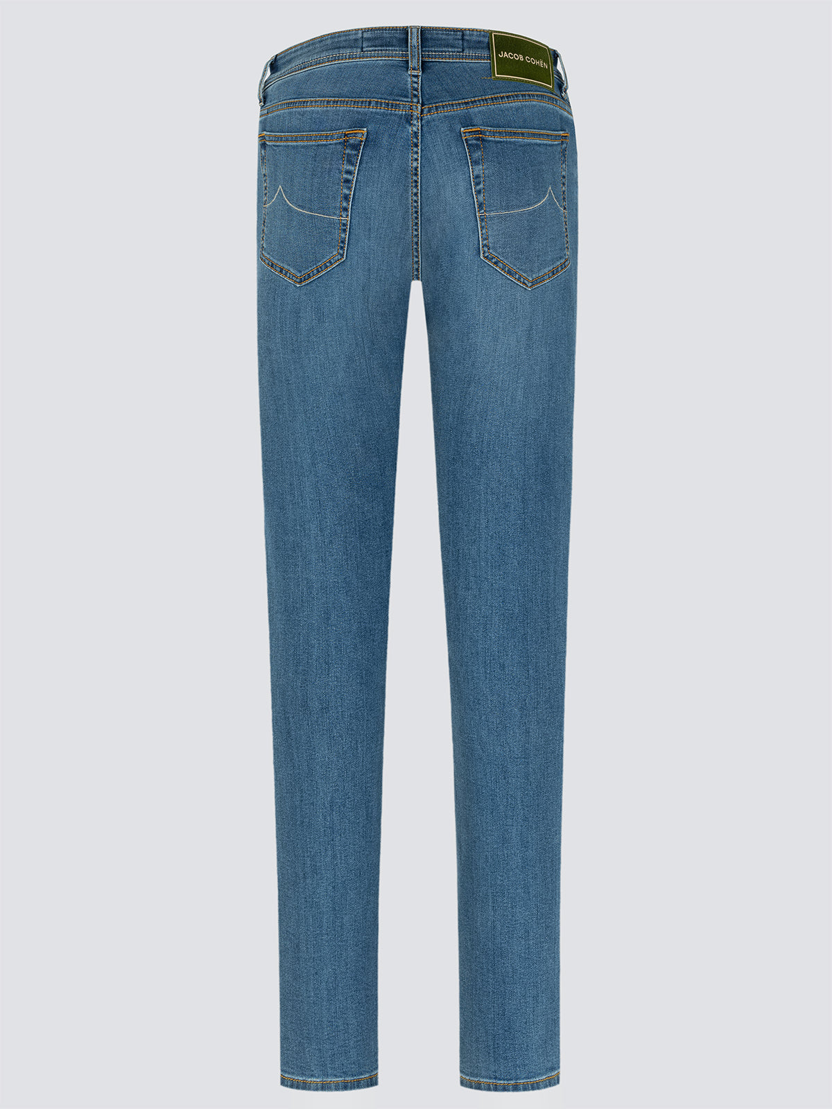 Eduard straight leg super stretch mid blue jeans Jacob Cohen