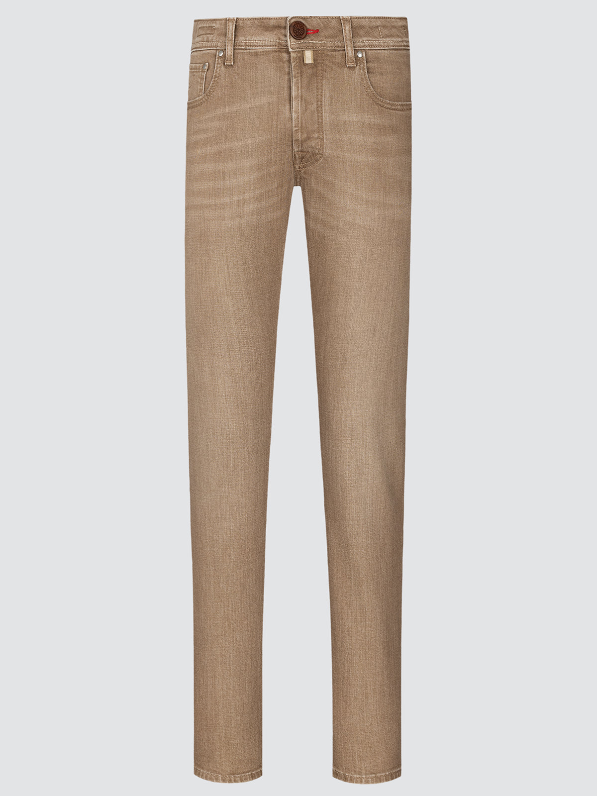 Beige jeans on a light gray background from Jacob Cohen