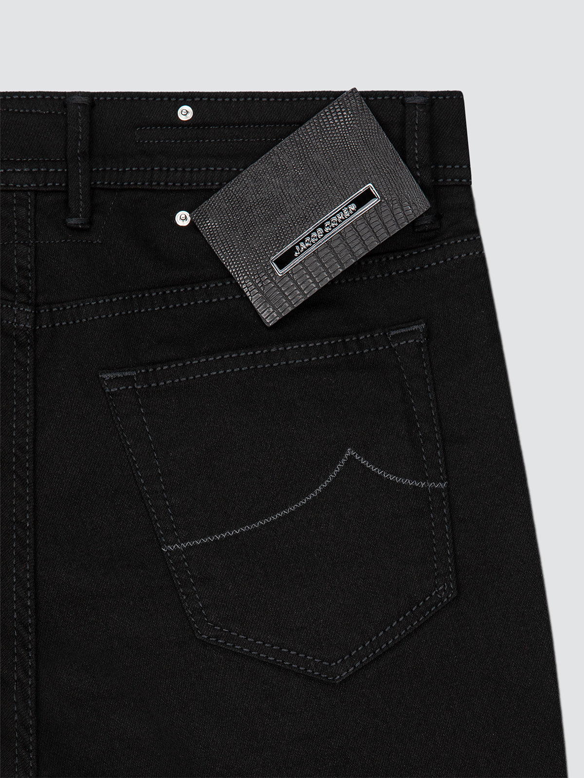 Nick Jeans Super Stretch Stay Black Denim Lizard