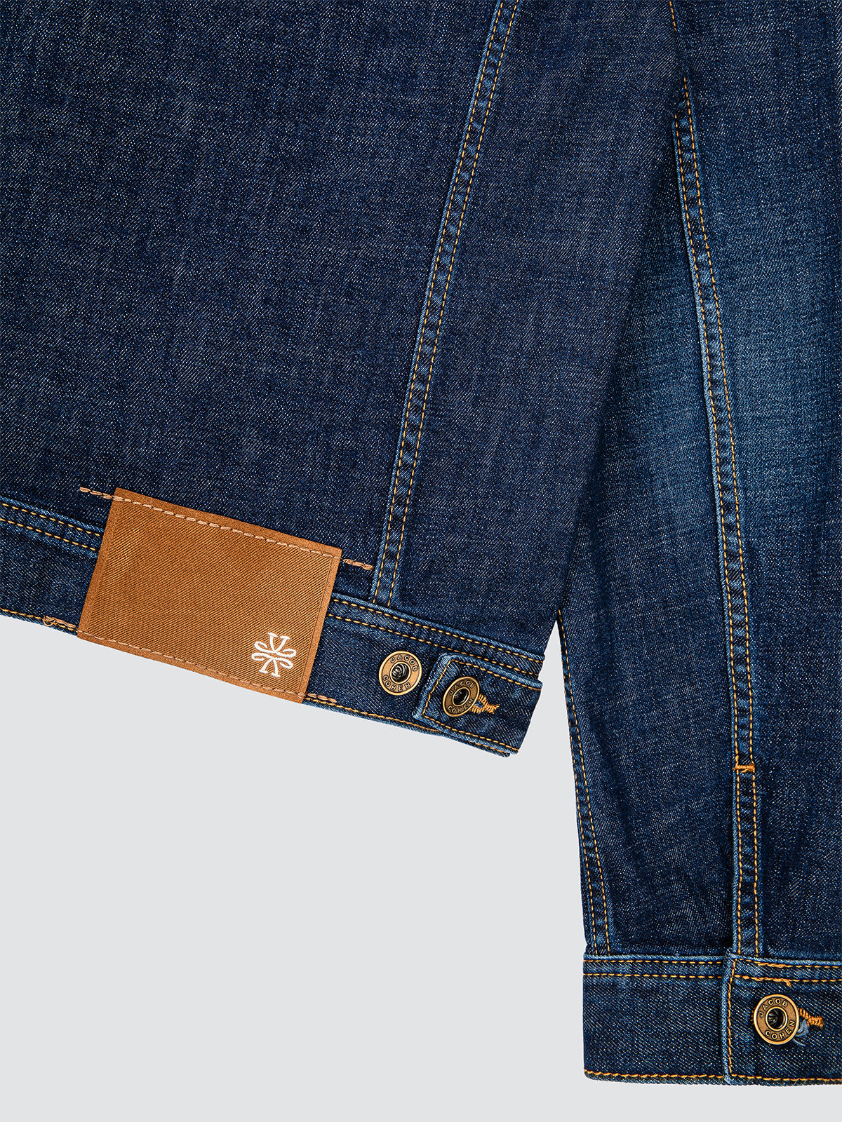 Truckerjacke Dunkelblau Comfort Stretch Denim