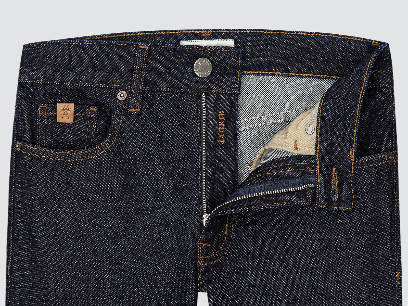 Jackie Palazzo Jeans Dark Blue Cotton Denim