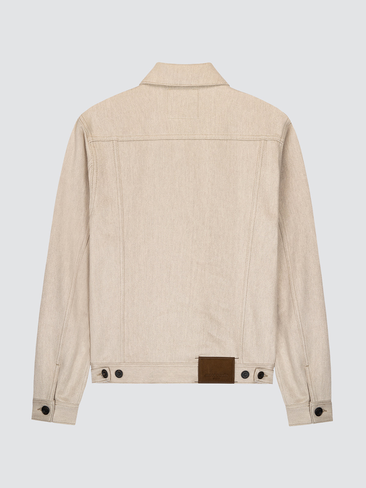 Jas van naturel beige katoen en linnen Loro Piana