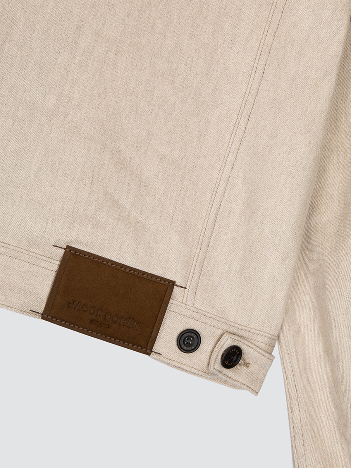 Veste beige coton et lin naturel Loro Piana