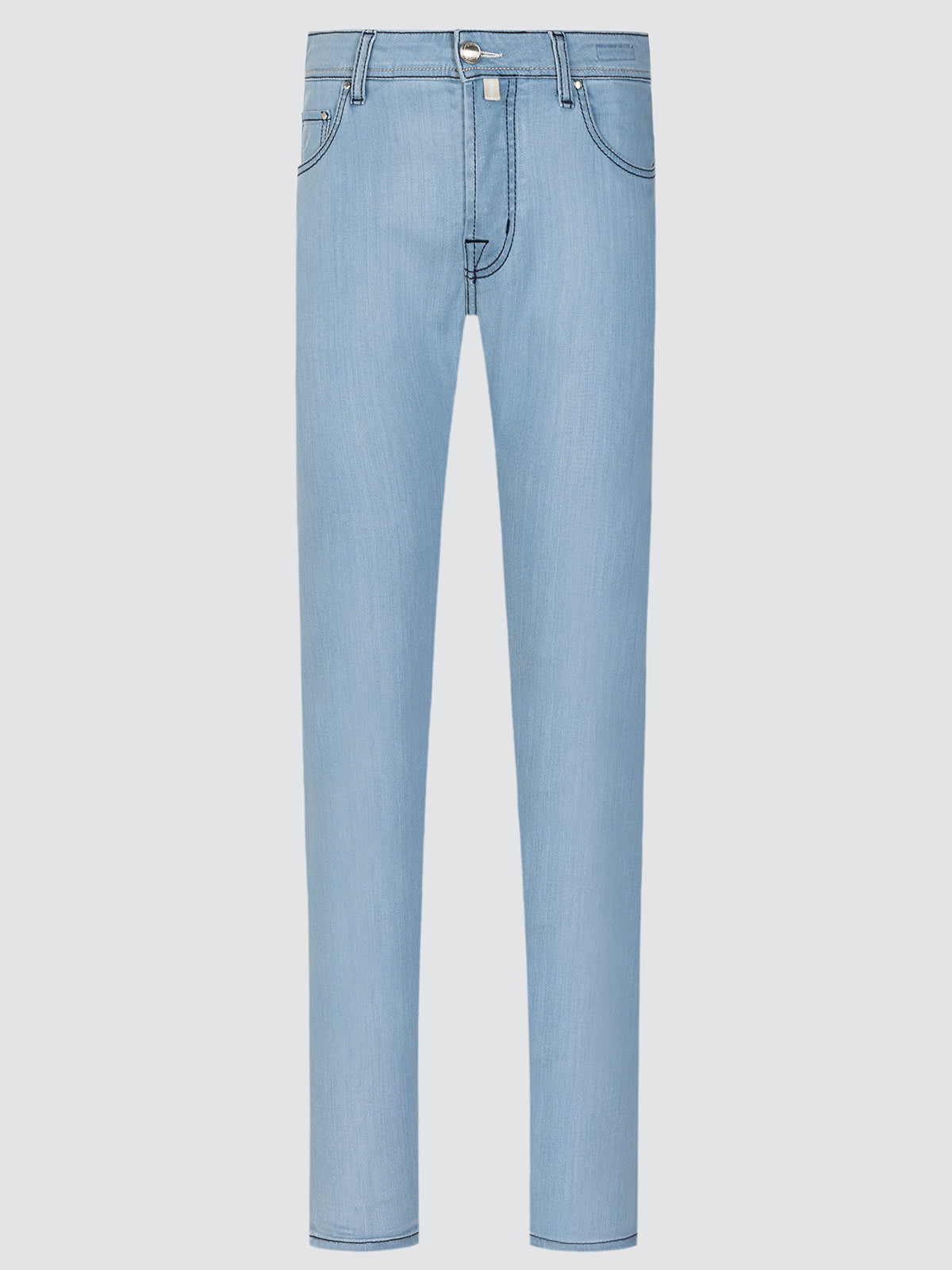 Nick Slim 5-pocket jeans in lichtblauw Superstretch zachte denim