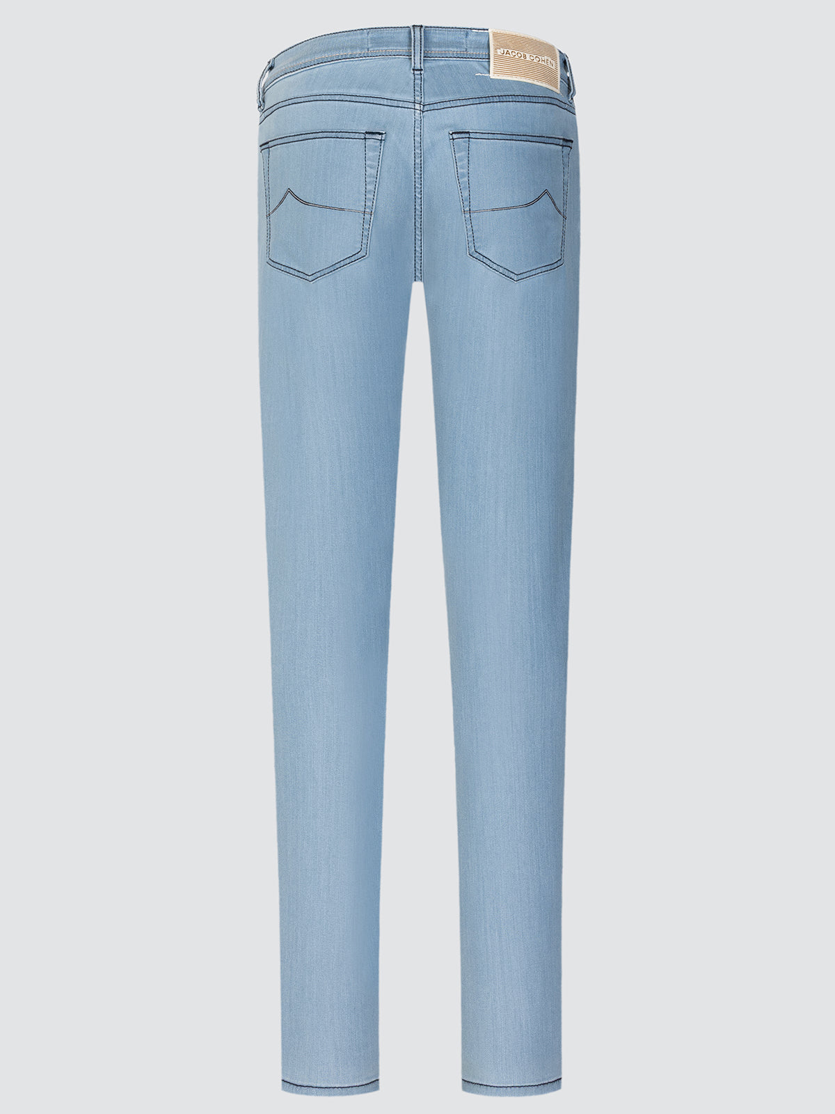 Nick Slim 5-pocket jeans in lichtblauw Superstretch zachte denim