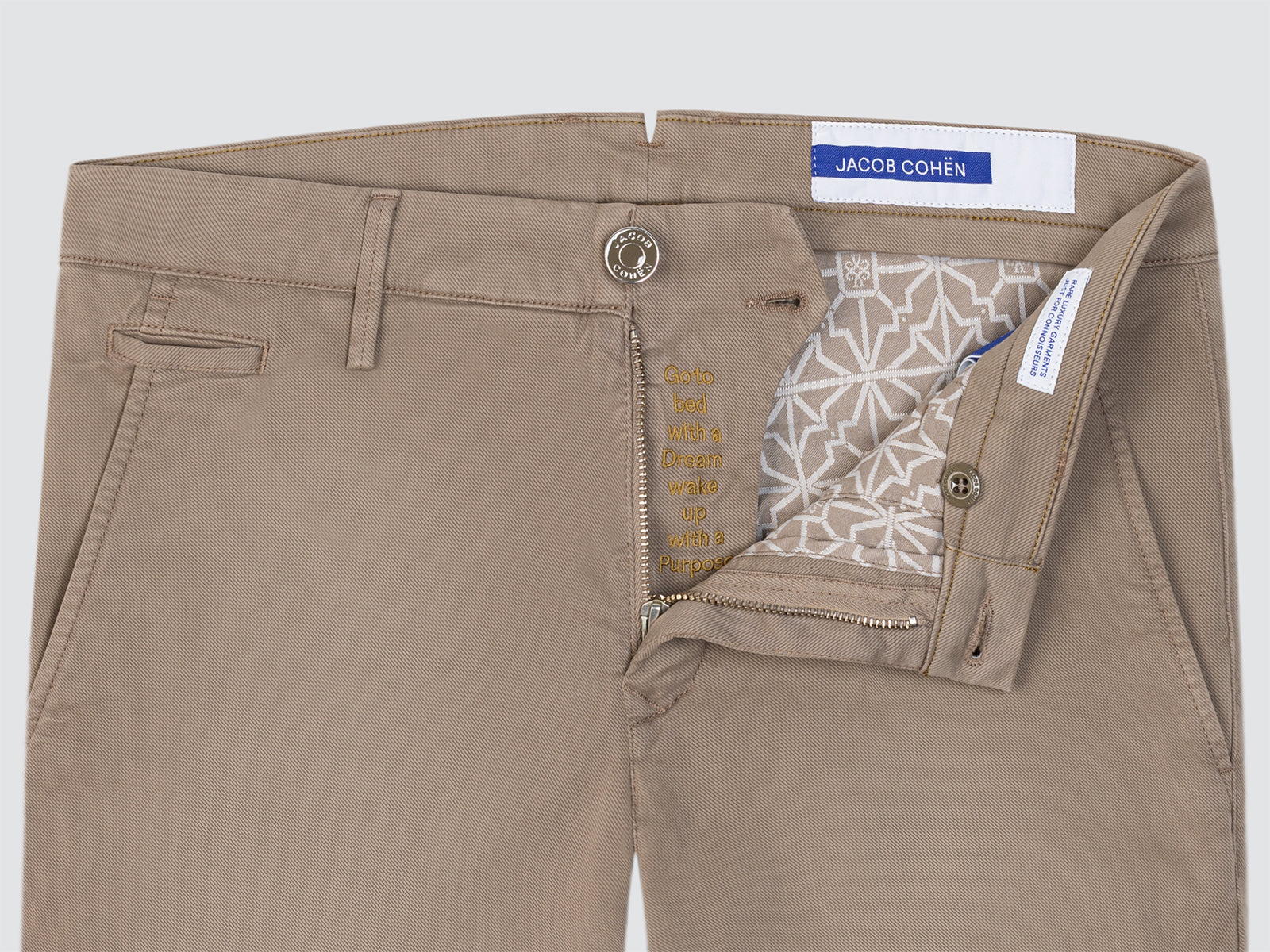 Bermuda Bob Elephant braun Baumwolle Stretch Lyocell