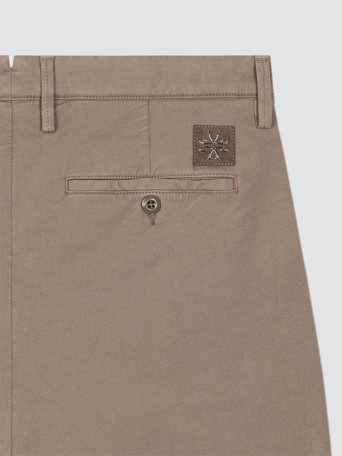 Back view bermuda short Bob from Jacob Cohën with logo brown