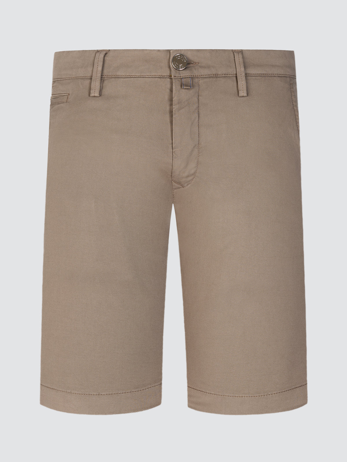 Jacob Cohën Bermuda Bob brown stretch cotton front view side pockets