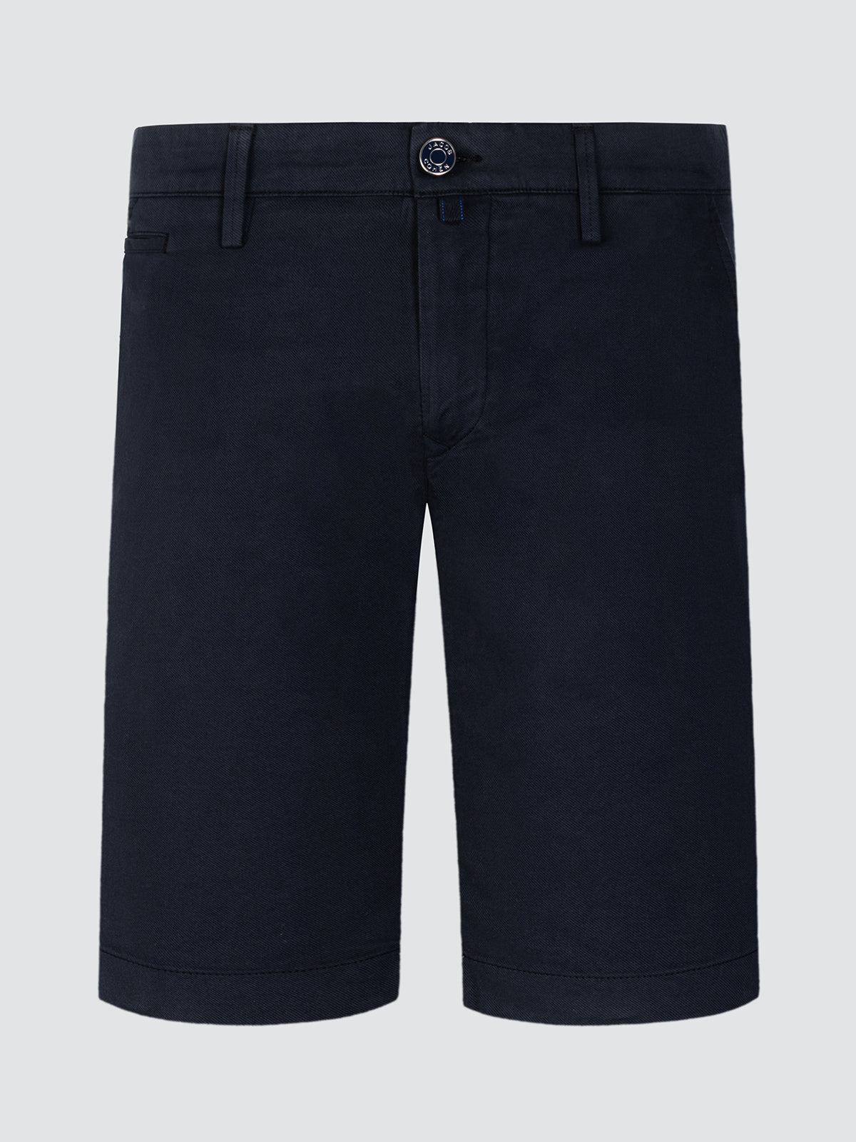 Bob Bermudashorts Marineblauer Baumwoll-Lyocell-Twill mit Stretch