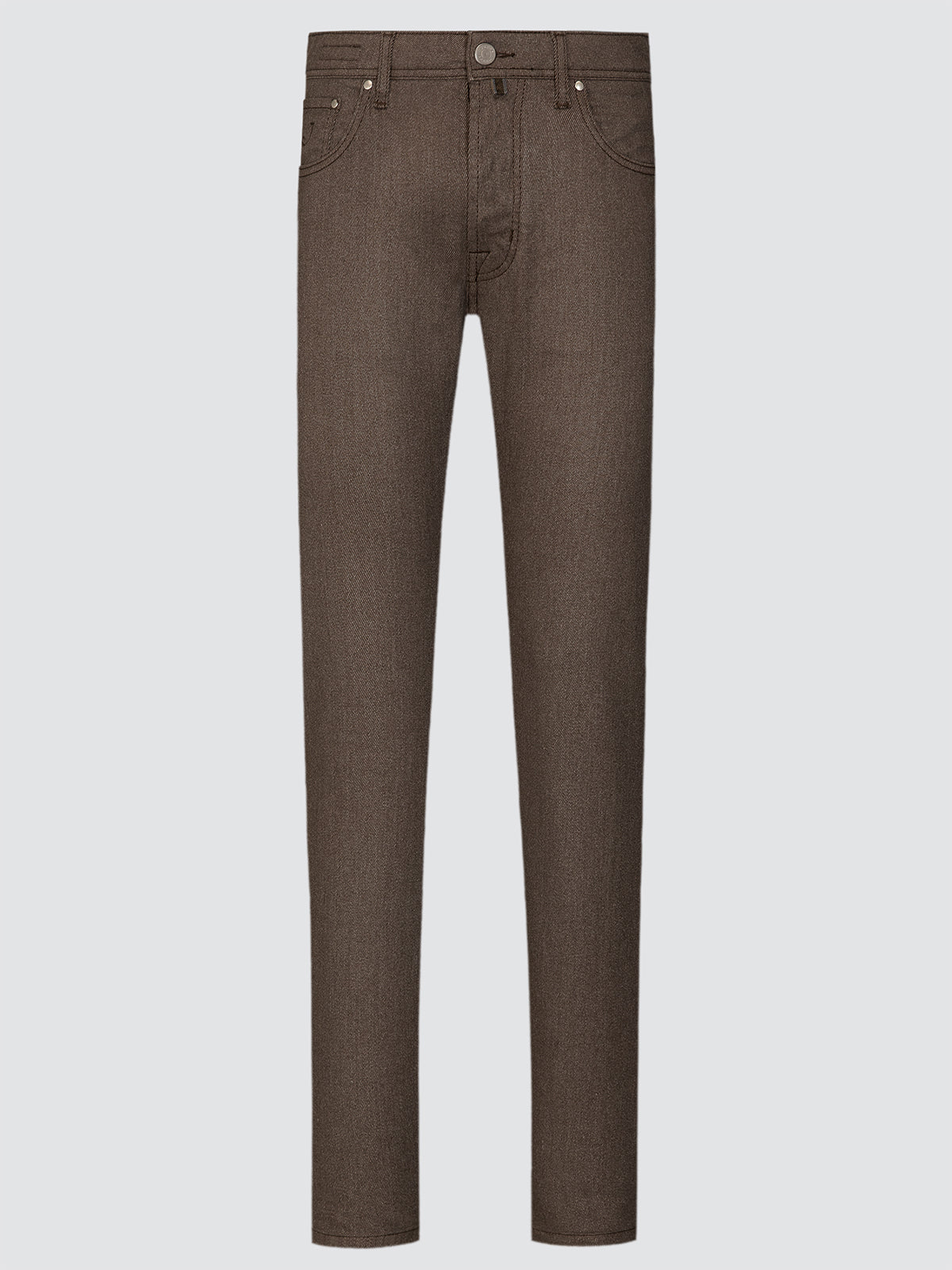 Bard 5 pockets brown pants in cotton stretch