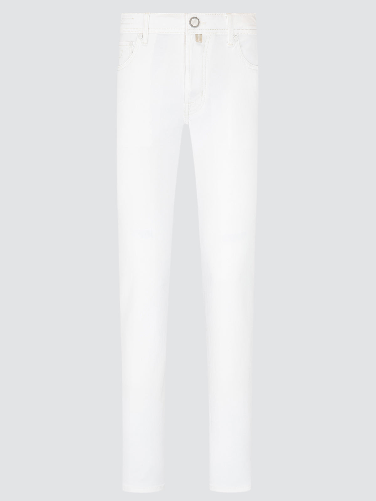 White pants on a white background