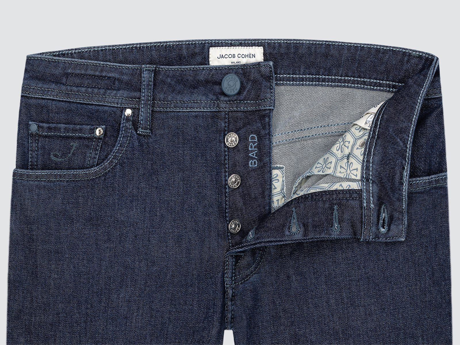 Bard Jeans in Dark Blue Super Stretch Soft Denim