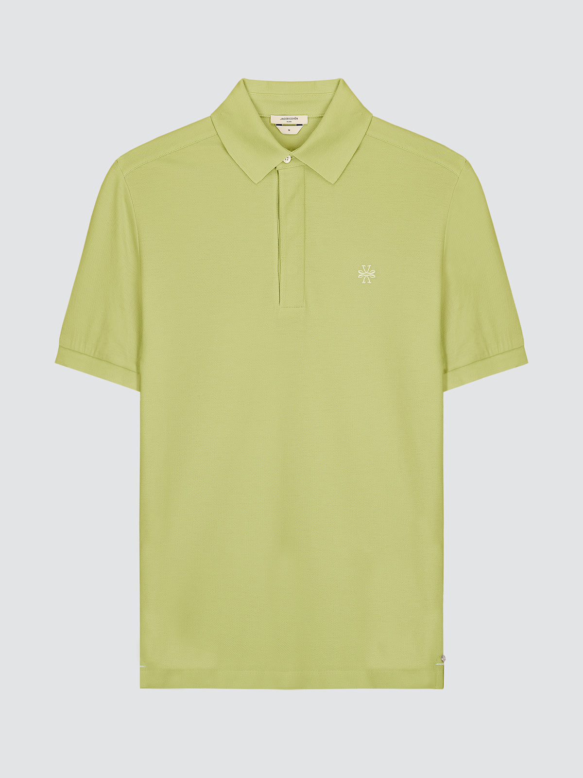 Green polo shirt Jacob Cohen on a light gray background