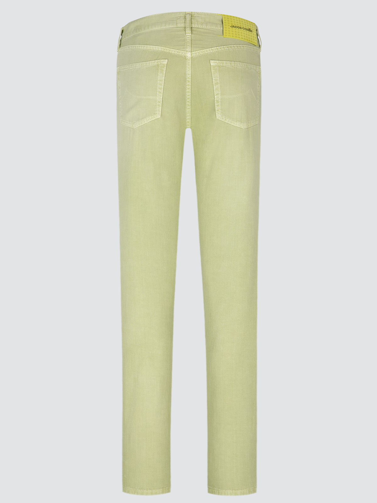 Edo Pantalon coupe droite vert sauge coton léger