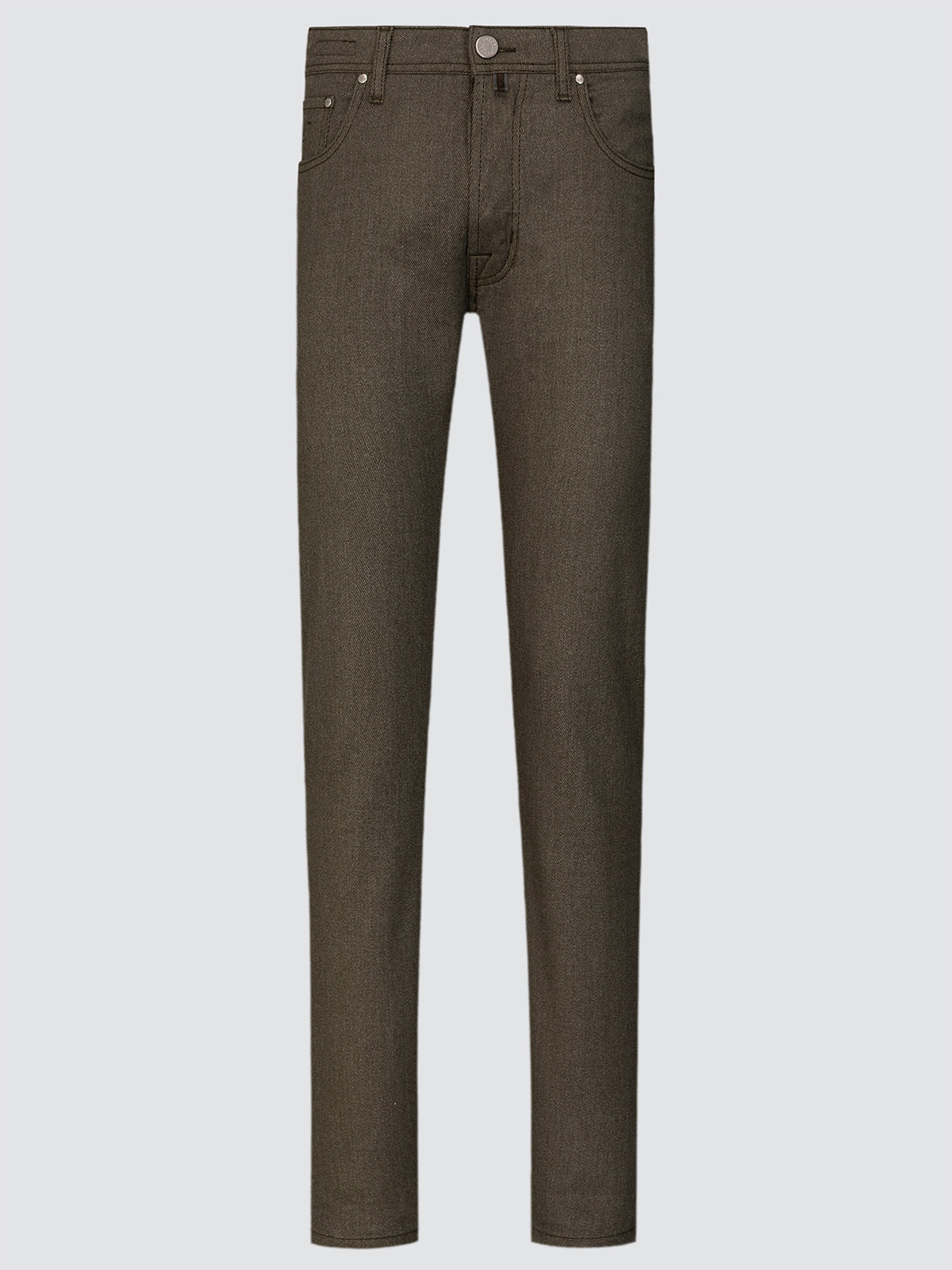 Pantalón Bard de 5 bolsillos verde oliva algodón elástico