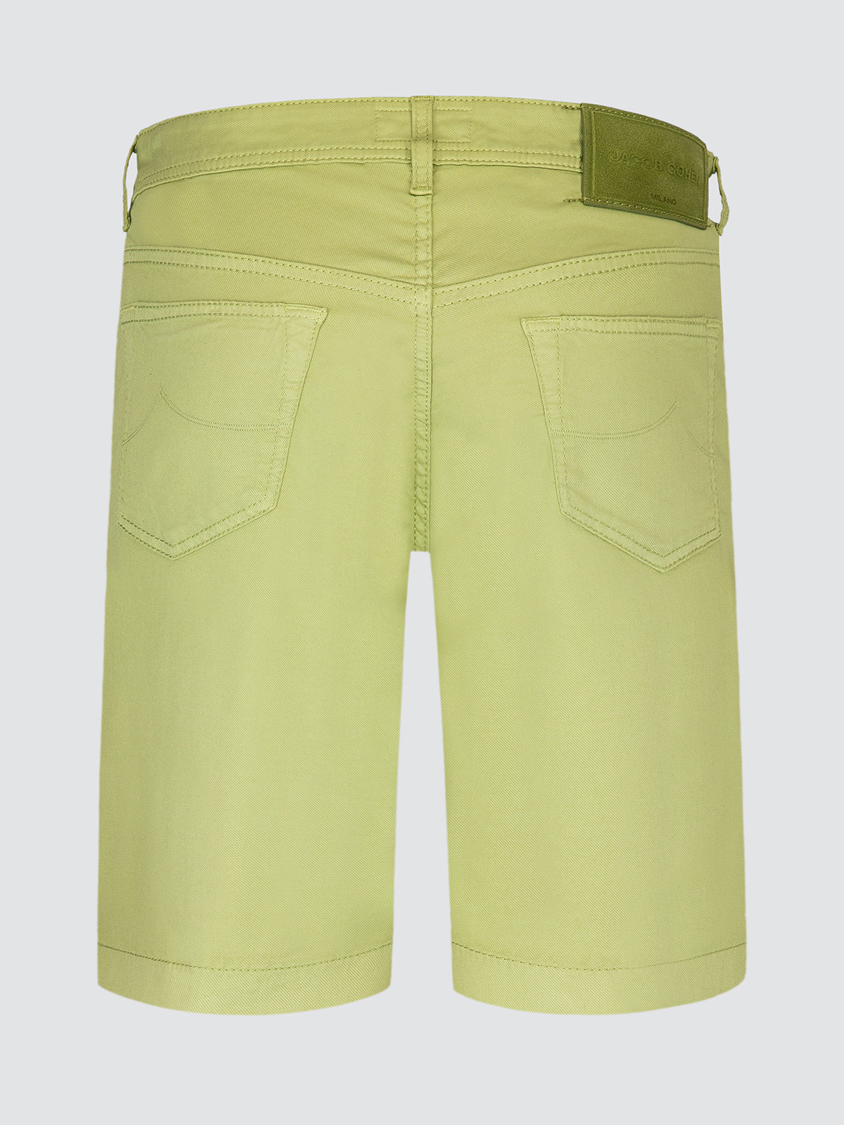 Lou Bermuda coton stretch lyocell vert sauge