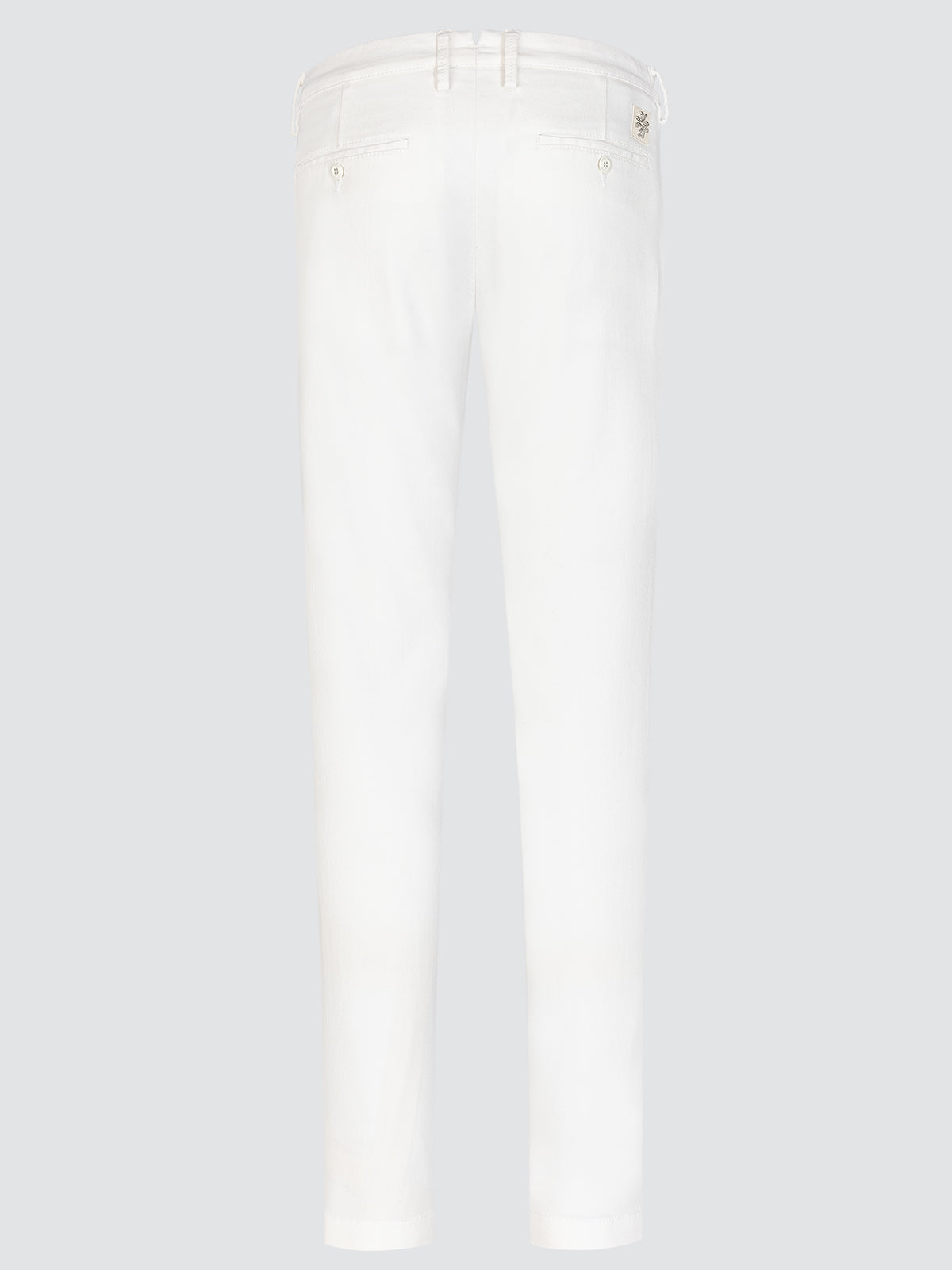 Bobby Chinohose aus weißem Super Stretch Soft-Denim