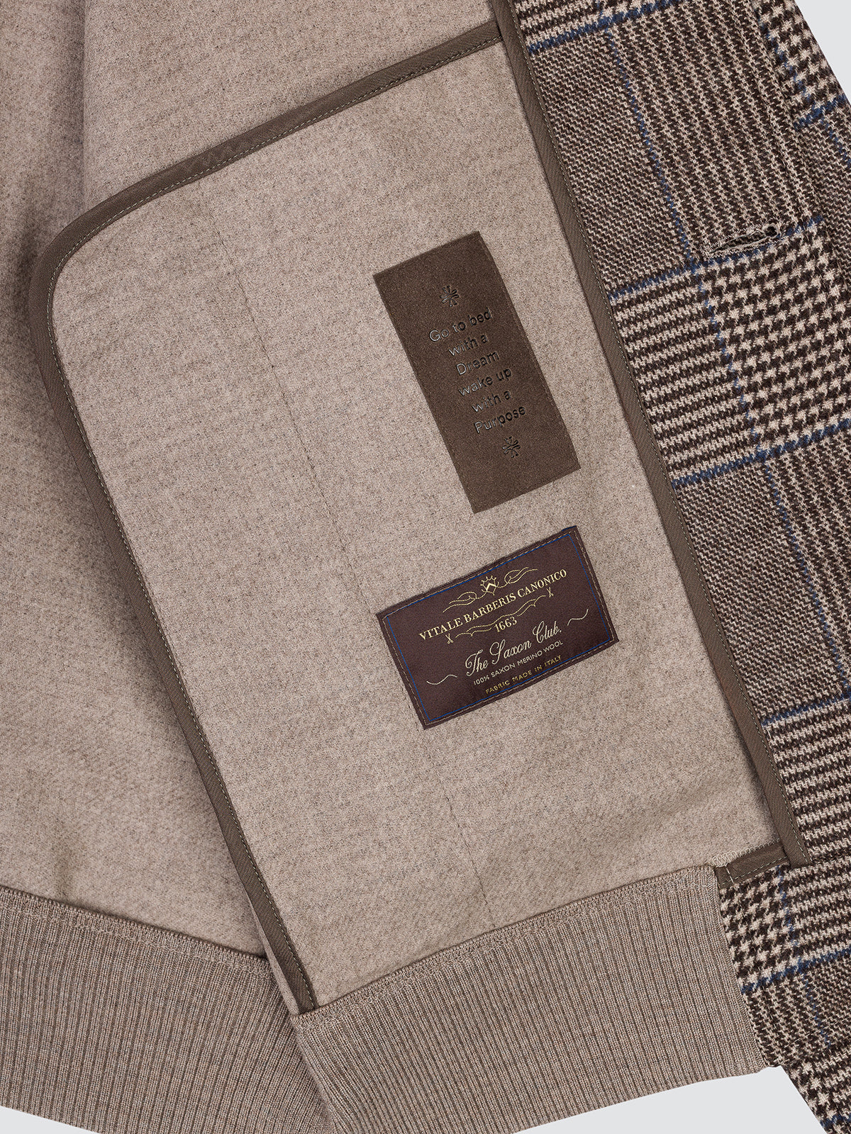 Prince-of-Wales-Flanneljacke von Vitale Barberis Canonico