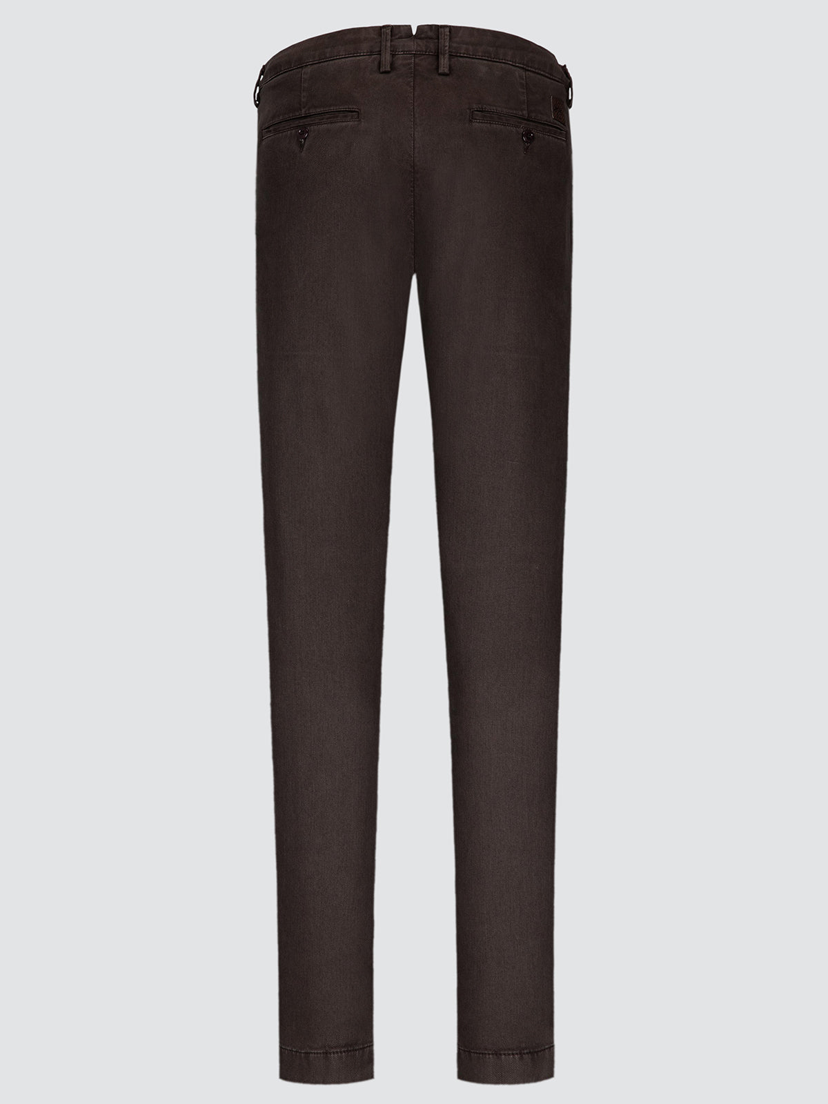 Bobby – Brauner Stretch-Twill aus Baumwolle und Lyocell