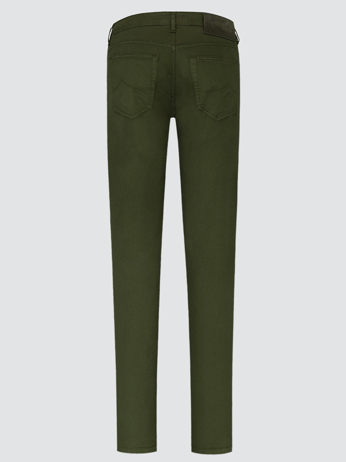 Green pants on a white background