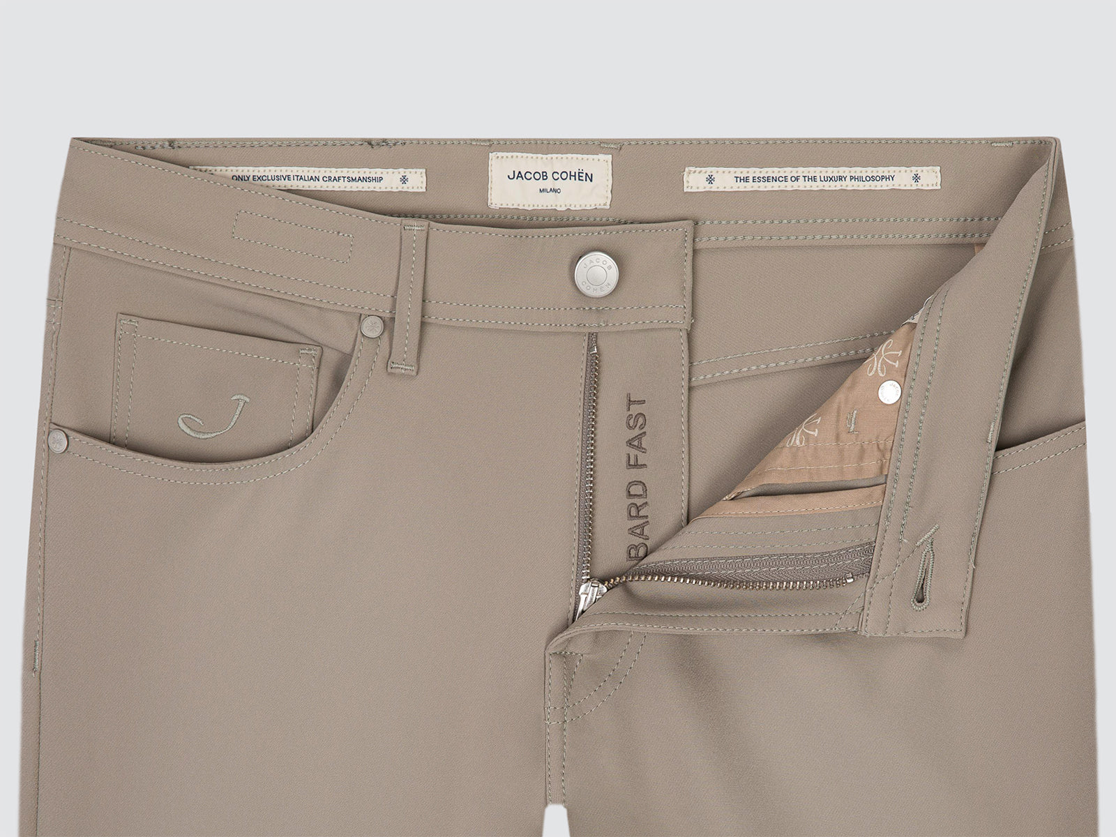 Bard Fast - Pantalon en cady technique stretch beige