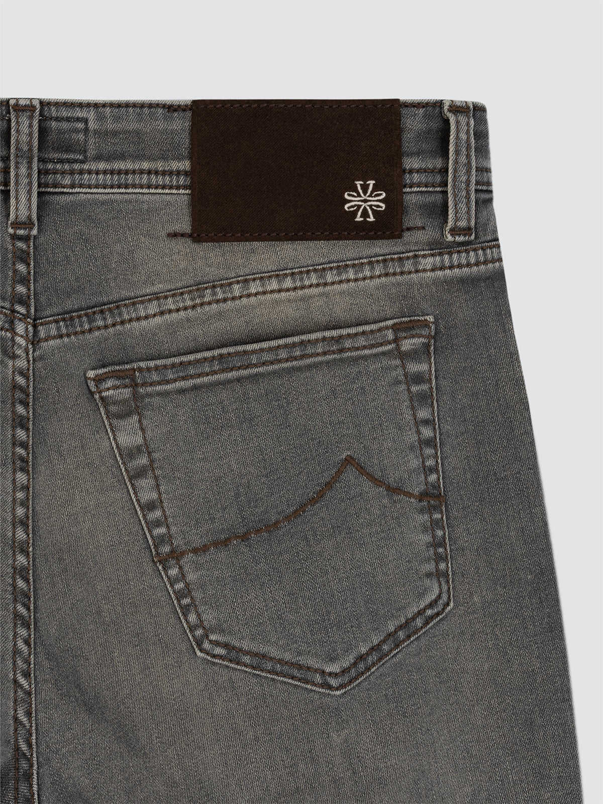 Bard  grey brown denim Jacob Cohën back view
